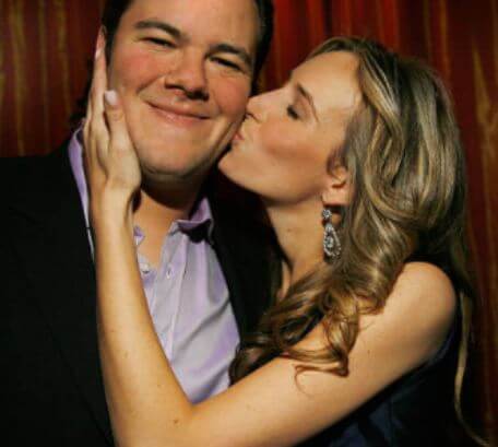 With his wife Raina Dawn Dieterle on their engagement day